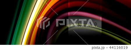 Fluid colors abstract background colorful poster, twisted liquid design on black, colorful marble or Fluid colors abstract background colorful poster, twisted liquid design on black, colorful marble or 44116019