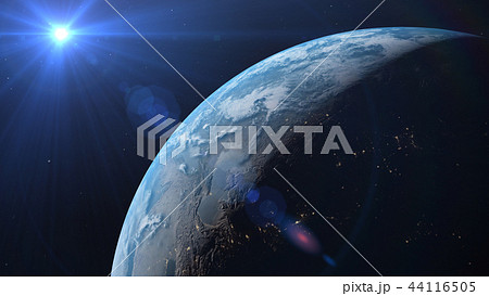 地球３DCG　perming3DCG180928　イラスト素材 44116505
