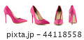 Pointed female shoes with high heels isolated on a 44118558