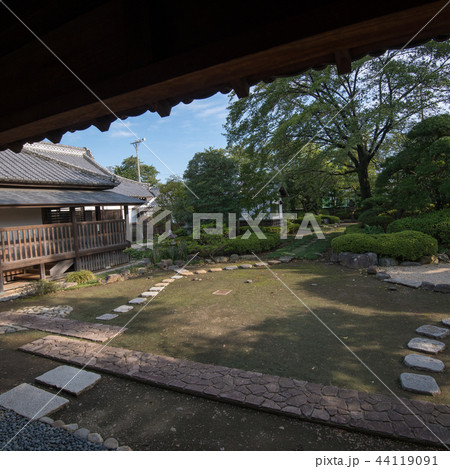 川越城本丸御殿　家老詰所　縁側　庭 44119091
