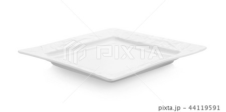 white dish on white background white dish on white background 44119591