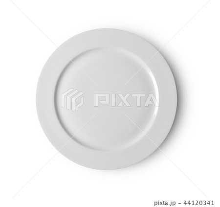 white plate on white background white plate on white background 44120341