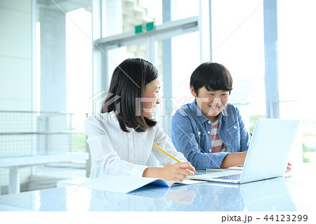 勉強する学生 勉強する学生 44123299