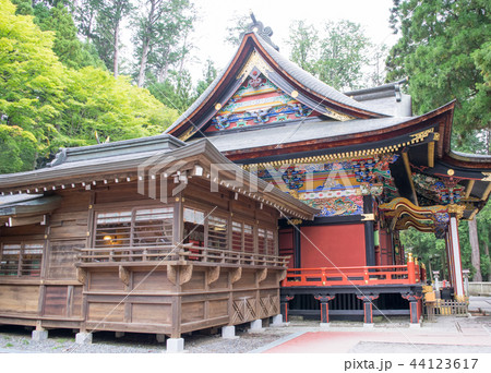 秩父市三峰 三峯神社 拝殿 秩父市三峰 三峯神社 拝殿 44123617