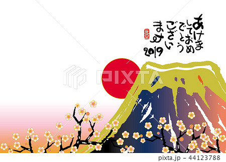 亥年年賀状 44123788