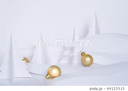 Merry Christmas and Happy New Year Background 44125515