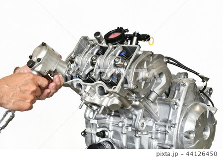 バイクエンジンの整備 44126450