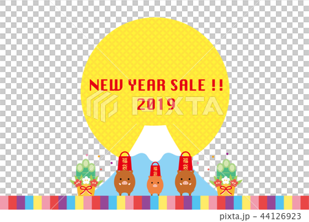 亥年素材-初売り,セール 44126923