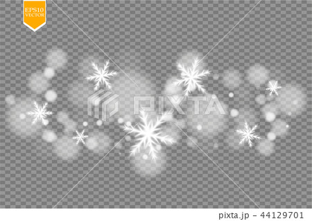 Shine white snowflake with glitter. Shine white snowflake with glitter. 44129701