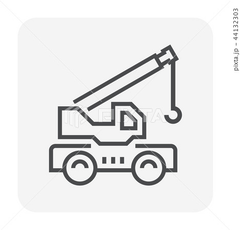 mobile crane icon mobile crane icon 44132303