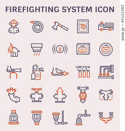 firefighting system icon 44132362