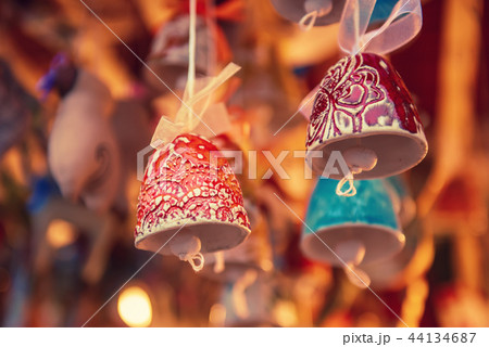 Souvenir bells at the market Souvenir bells at the market 44134687