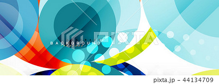 Circle composition abstract background 44134709