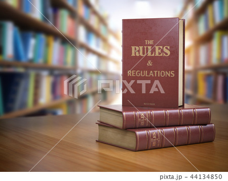 Rules And Regulations Books のイラスト素材