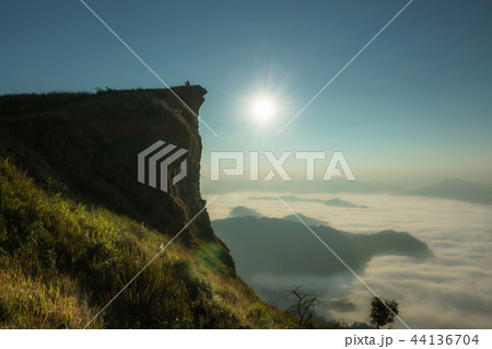 sunrise in the morning with light sunrise in the morning with light 44136704