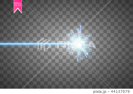 Abstract blue laser beam. Isolated. Abstract blue laser beam. Isolated. 44137079