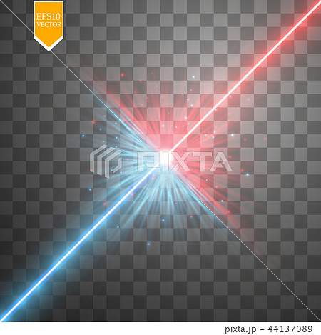 Star clash and explosion light effect. 44137089