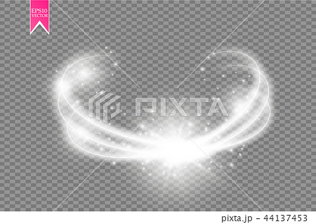 Magic circle isolated on transparent backgroun. 44137453