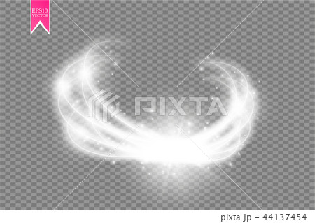 Magic circle isolated on transparent backgroun. 44137454
