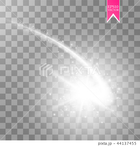 A bright comet with large dust. Falling Star. A bright comet with large dust. Falling Star. 44137455