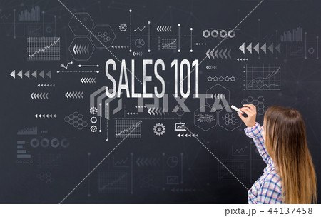 Sales 101 with young woman 44137458