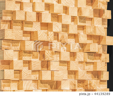 wooden soundproofing close-up wooden soundproofing close-up 44139289