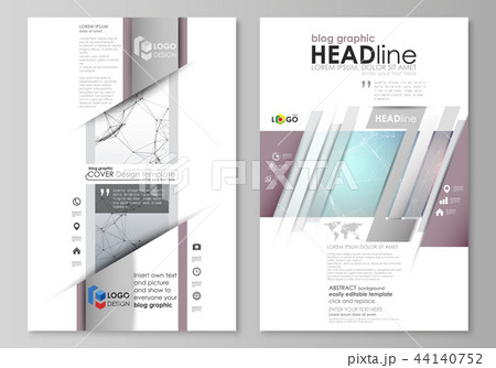 Blog graphic business templates. Page website design template, easy editable abstract vector layout Blog graphic business templates. Page website design template, easy editable abstract vector layout 44140752