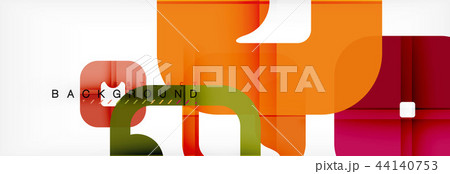 Square geometric background, multicolored template for business or technology presentation or web Square geometric background, multicolored template for business or technology presentation or web 44140753
