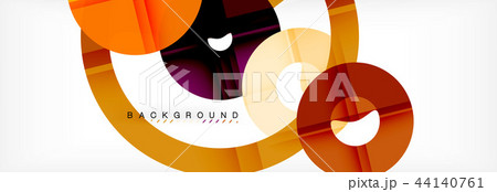 Geomtric modern backgrounds, rings abstract template 44140761