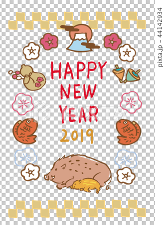 新年賀卡2019年設計 新年賀卡2019年設計 44142934
