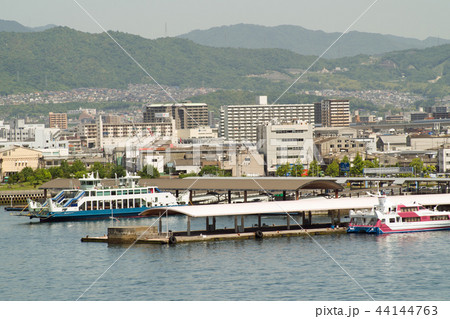 宇品港のフェリー桟橋 宇品港のフェリー桟橋 44144763