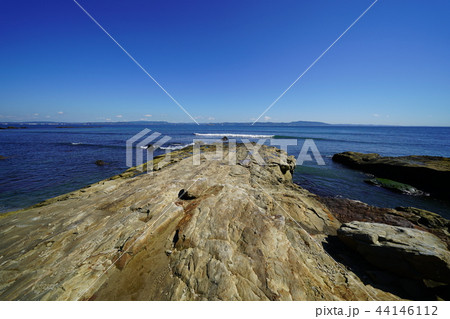三浦半島 観音崎海岸 岩場 三浦半島 観音崎海岸 岩場 44146112