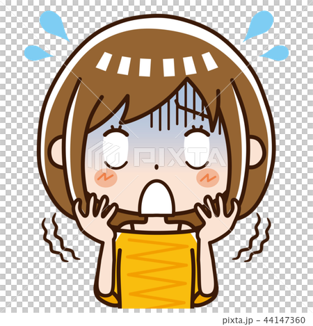 慌てふためく女性 44147360