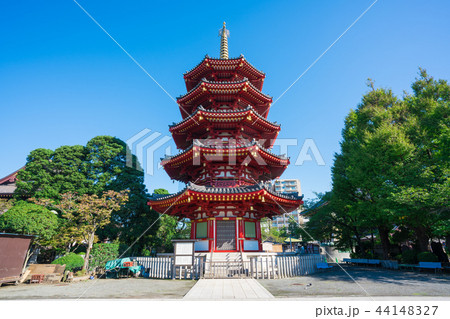 川崎大師の八角五重塔 44148327