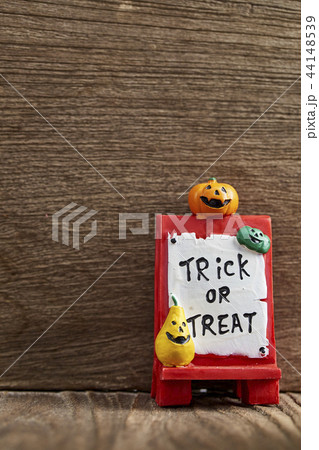 Halloween Party on wooden background Halloween Party on wooden background 44148539