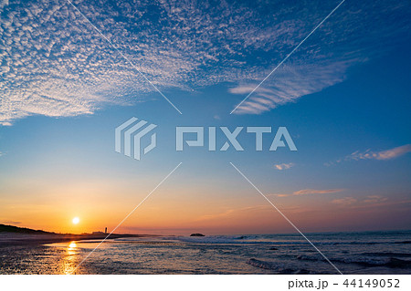 （静岡県）中田島砂丘　日の出 44149052