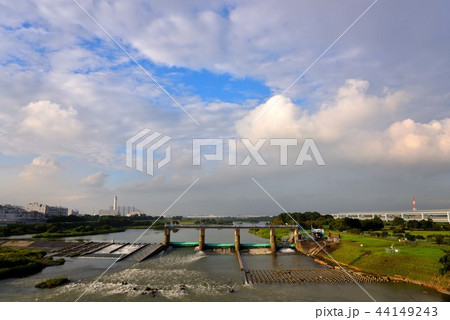 寒川取水堰の景色 寒川取水堰の景色 44149243