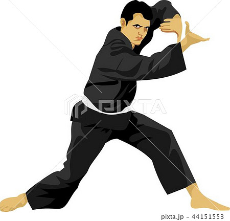 Pencak Silat Boy Indonesian Martial Artのイラスト素材 [44151553] - PIXTA