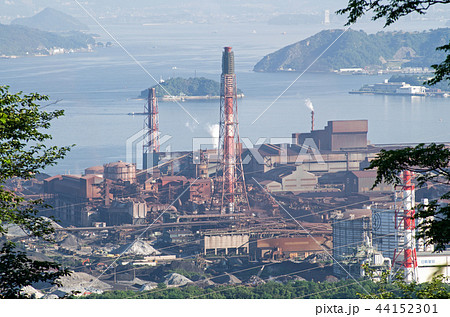 高烏台から製鉄所のある呉の風景 高烏台から製鉄所のある呉の風景 44152301