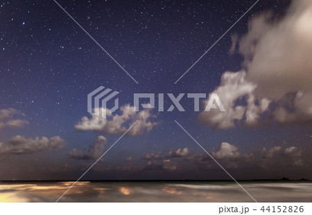 Sky full of stars above the ocean. Sky full of stars above the ocean. 44152826