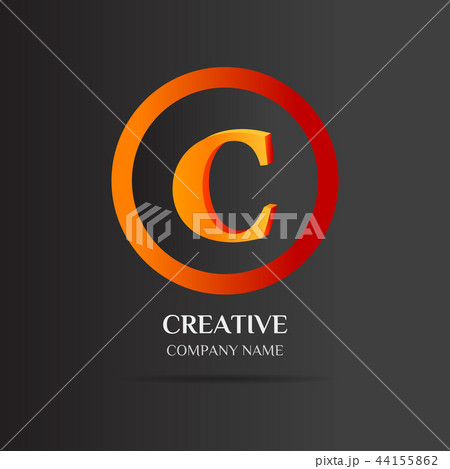 C Letter logo abstract design 44155862