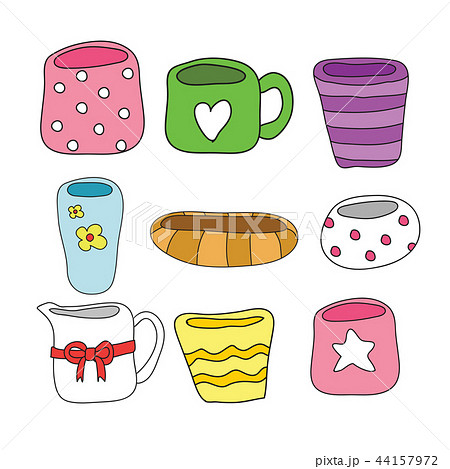 pot vector collection design 44157972