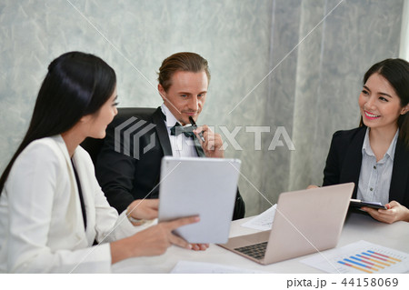 Business Concepts. Businessman is working in office. Business Pe 44158069