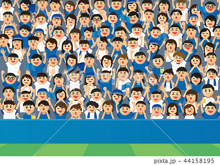 スポーツ観戦　イラスト 44158195