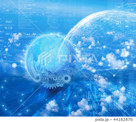 情報化社会のイラスト素材