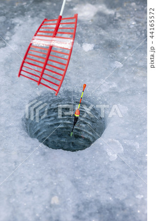 氷釣り 冬 麟蹄 44165572