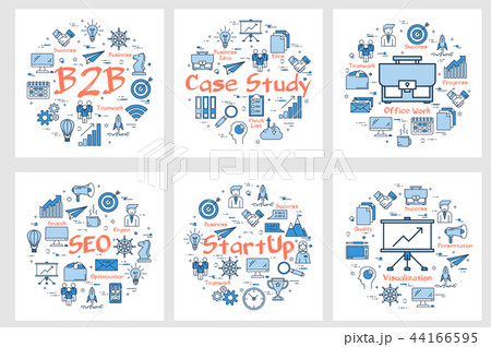 Banners - b2b concept, case study, startup and seo Banners - b2b concept, case study, startup and seo 44166595