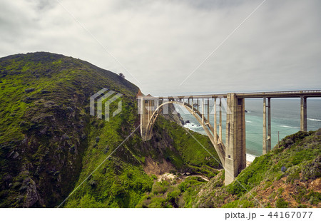 Bixby Creek Bridge on Highway 1, California Bixby Creek Bridge on Highway 1, California 44167077