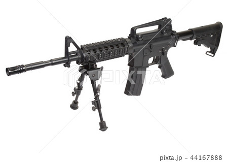 assault rifle with bipod  44167888