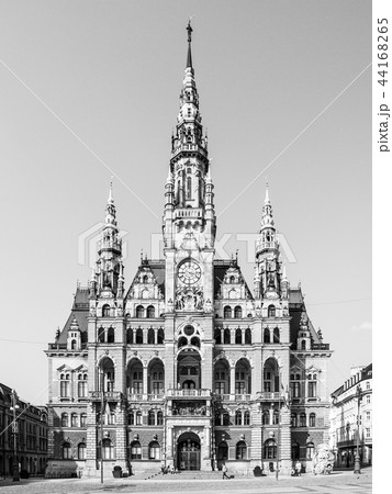 Town Hall on Edvard Benes Square in Liberec, Czech Republic Town Hall on Edvard Benes Square in Liberec, Czech Republic 44168265